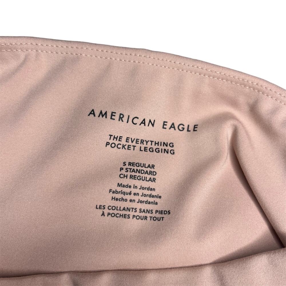 American Eagle Light Pink The‎ Everything Pocket Leggings Size Small Athleisure - Picture 13 of 13